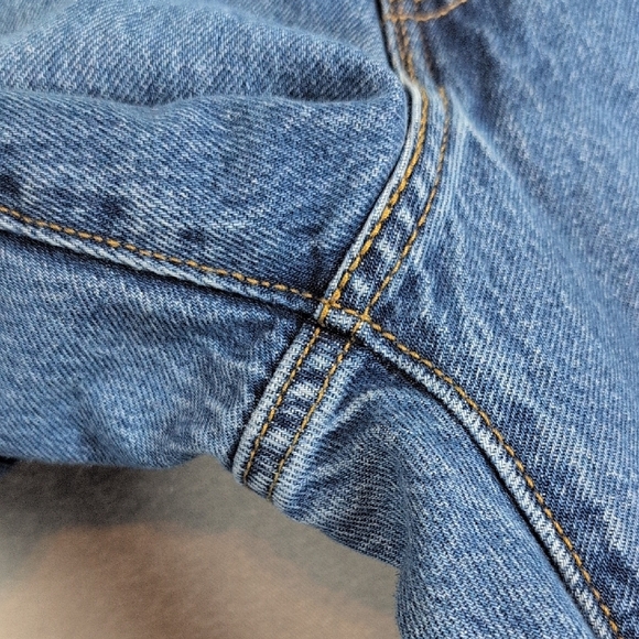 Levi's Blue "Baggy 94" Wide Leg Jeans. - Picture 4 of 7